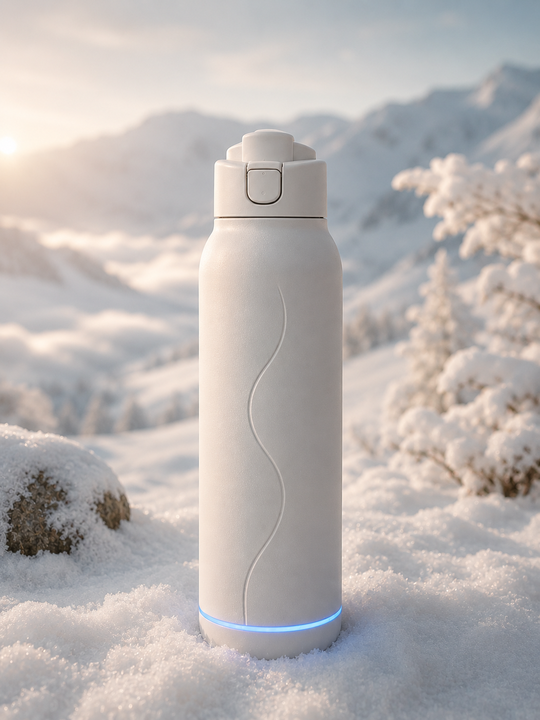 Matte White Meridian bottle concept